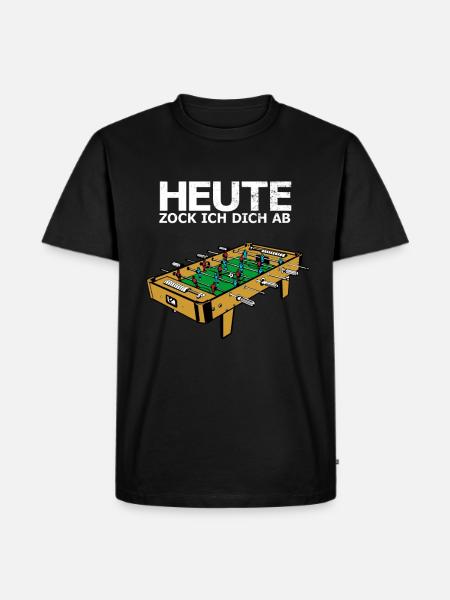 Tischkicker - Männer Premium Bio T-Shirt - Schwarz