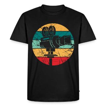 Cadeau de caméraman - T-shirt Premium bio Homme - noir - Devant - Nico (187cm)