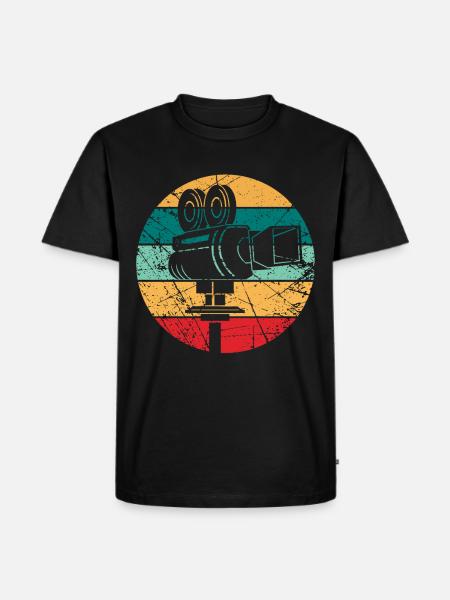 Kameramann Geschenk - Männer Premium Bio T-Shirt - Schwarz