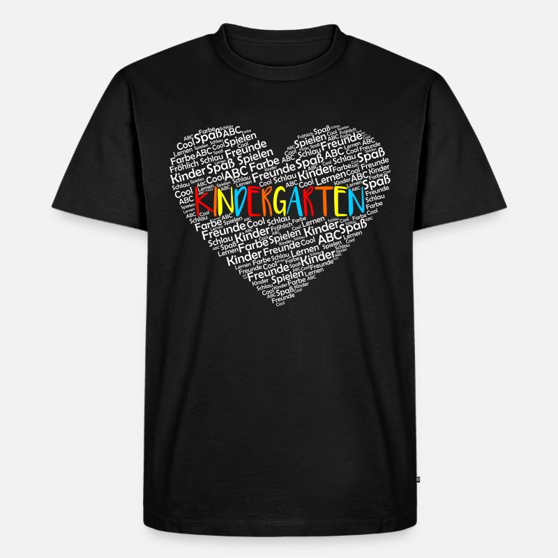 jardin d'enfants - T-shirt Premium bio Homme - noir