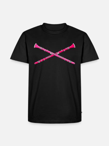 clarinet - Men's Premium Organic T-Shirt - black