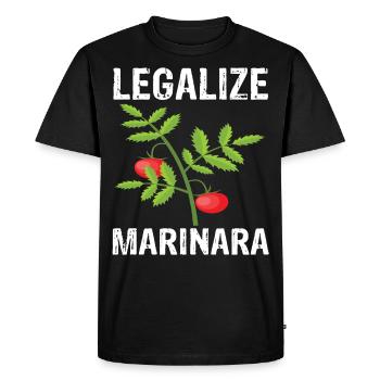 tomates - T-shirt Premium bio Homme - noir - Devant - Nico (187cm)