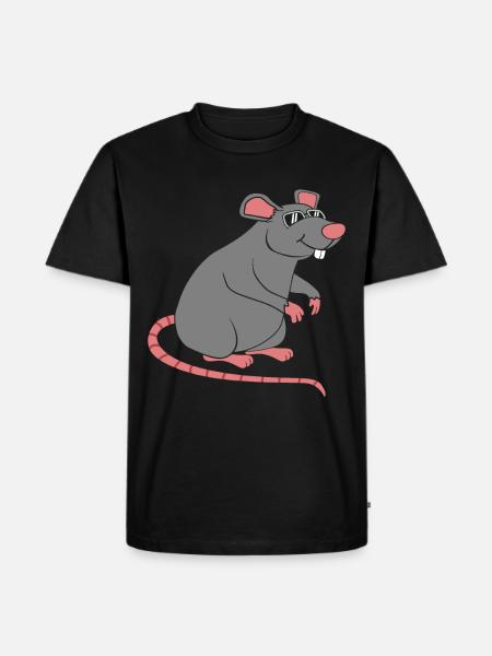 rat - T-shirt Premium bio Homme - noir