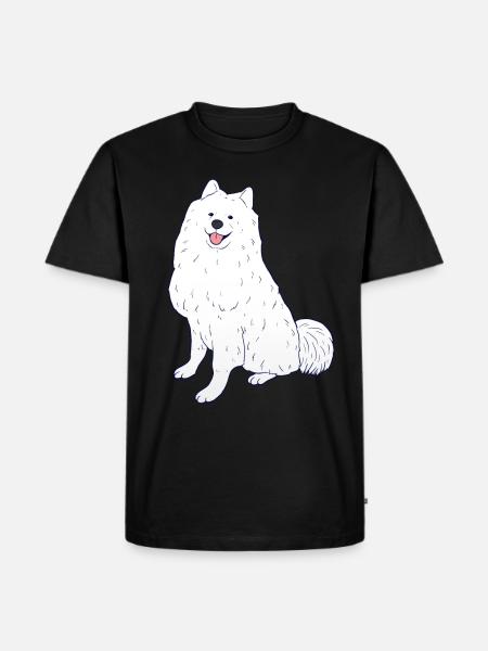samoyède - T-shirt Premium bio Homme - noir