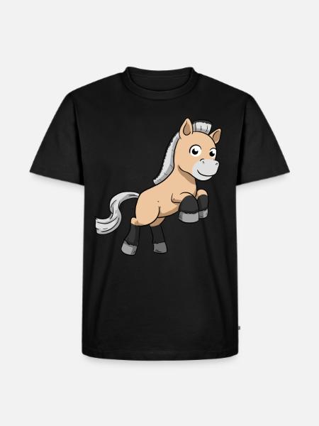 Cheval fjord - T-shirt Premium bio Homme - noir
