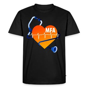 MFA Medical Assistant Physician Assistant - Men's Premium Organic T-Shirt - black - Front - Nico (187cm)