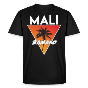 mali with capital - Men's Premium Organic T-Shirt - black - Front - Nico (187cm)
