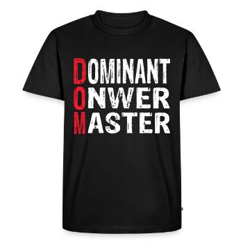 cathedral - Men's Premium Organic T-Shirt - black - Front - Nico (187cm)