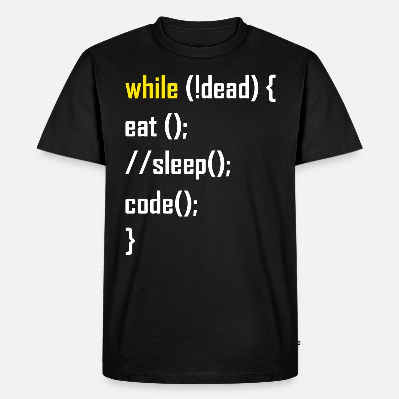 Programmer programming gift - Men's Premium Organic T-Shirt - black