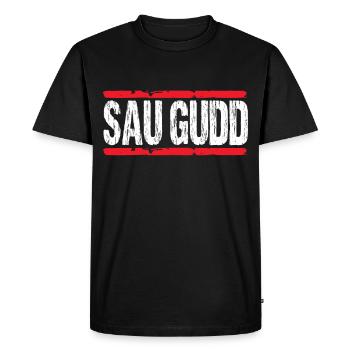 SauGudd Saarland Saarländer Saarländisch - T-shirt Premium bio Homme - noir - Devant - Nico (187cm)