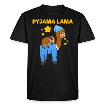 Pyjama Pyjama Lama Sloth Sweet Pijama - T-shirt Premium bio Homme - noir - Devant - Nico (187cm)