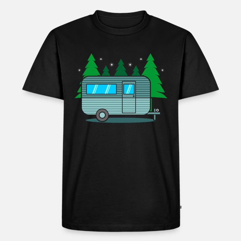 Camper - Männer Premium Bio T-Shirt - Schwarz
