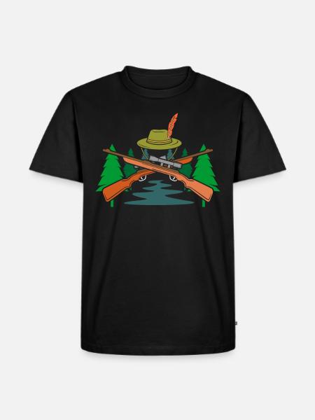 Hunter symbol hunter - Men's Premium Organic T-Shirt - black