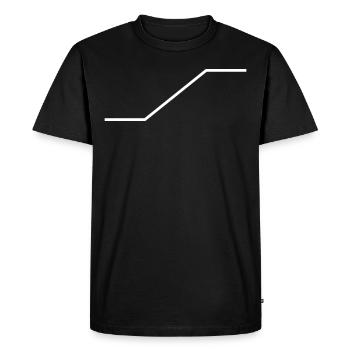 comptables nez - T-shirt Premium bio Homme - noir - Devant - Nico (187cm)