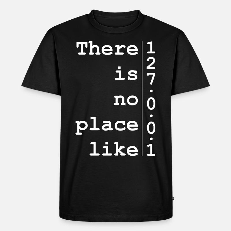 Entwickler Informatiker - Männer Premium Bio T-Shirt - Schwarz