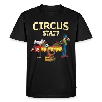 circus - Men's Premium Organic T-Shirt - black - Front - Nico (187cm)