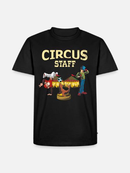 circus - Men's Premium Organic T-Shirt - black
