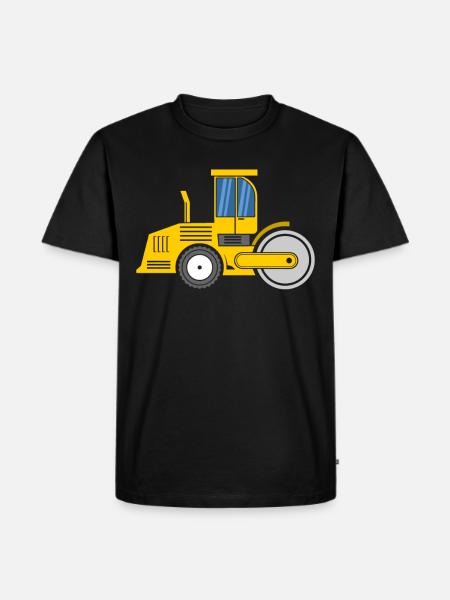 Steamroller - Men's Premium Organic T-Shirt - black