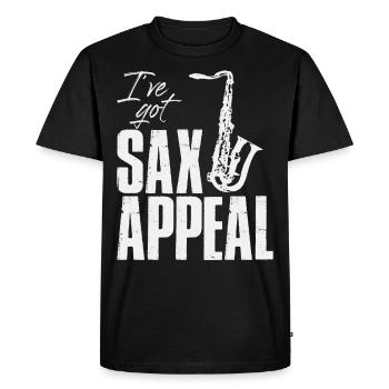 I've got Sax Appeal - Men's Premium Organic T-Shirt - black - Front - Nico (187cm)