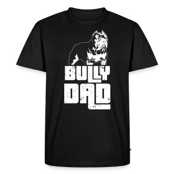 Idée cadeau Bully Dad Master American Bully - T-shirt Premium bio Homme - noir - Devant - Nico (187cm)