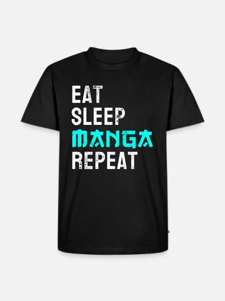 Manga - Men's Premium Organic T-Shirt - black