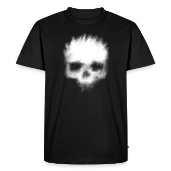 Ghost Skull - Men's Premium Organic T-Shirt - black - Front - Nico (187cm)