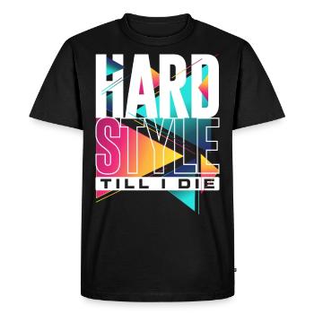 Hardstyle Till I La - T-shirt Premium bio Homme - noir - Devant - Nico (187cm)