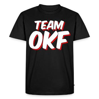 Inspection de site par l'équipe OKF - T-shirt Premium bio Homme - noir - Devant - Nico (187cm)