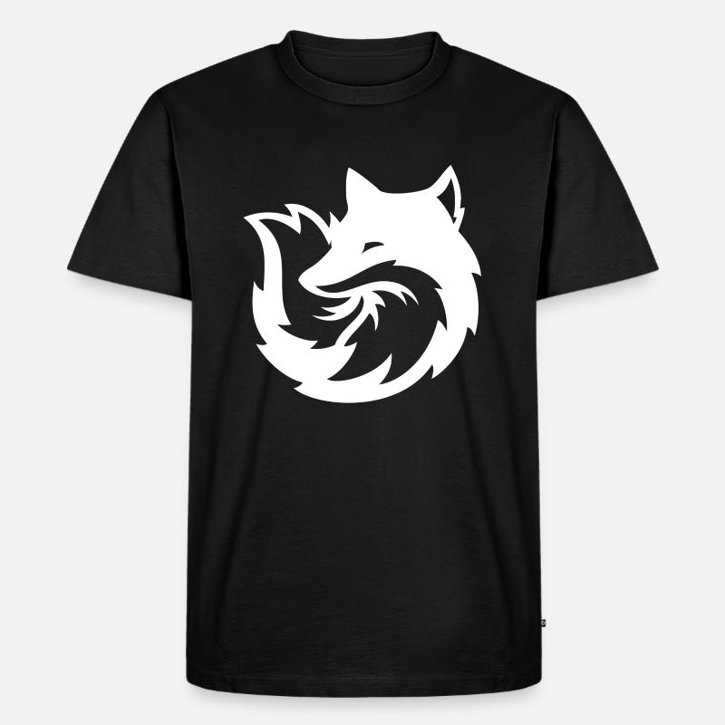 foxes - Men's Premium Organic T-Shirt - black