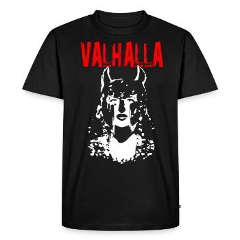 2reborn VALHALLA warrior warrior Odin Thor bride - Men's Premium Organic T-Shirt - black - Front - Nico (187cm)