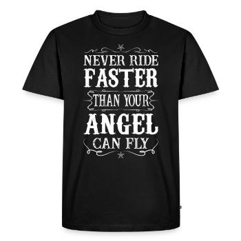 Biker motorcycle hobby gift bike - Men's Premium Organic T-Shirt - black - Front - Nico (187cm)