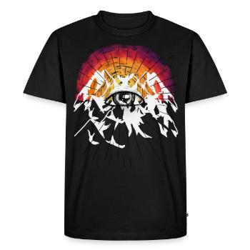 Death Beyond God Jesus Resurrection Funeral - Men's Premium Organic T-Shirt - black - Front - Nico (187cm)