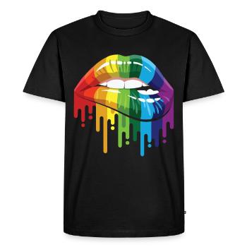 Gay Gay Pride Lgbt Lesbienne Gay Gaymer - T-shirt Premium bio Homme - noir - Devant - Nico (187cm)