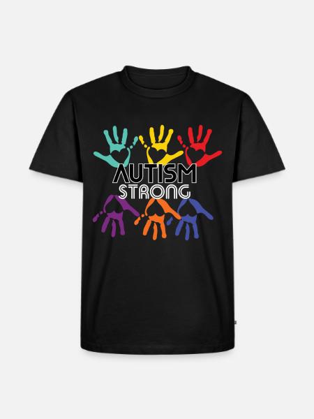 autism - Men's Premium Organic T-Shirt - black
