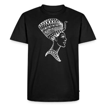Egypte Pharaon Cléopâtre Pyramide Anubis Cadeau - T-shirt Premium bio Homme - noir - Devant - Nico (187cm)