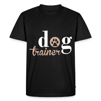 Dog Trainer Cadeaux drôles pour les amoureux des chiens - T-shirt Premium bio Homme - noir - Devant - Nico (187cm)