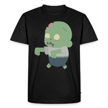 zombie - Men's Premium Organic T-Shirt - black - Front - Nico (187cm)