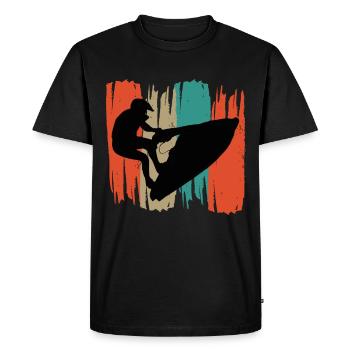 Jet ski - T-shirt Premium bio Homme - noir - Devant - Nico (187cm)