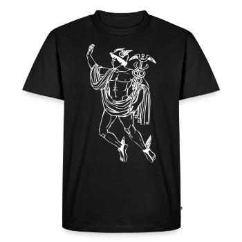 HERMÈS - T-shirt Premium bio Homme - noir - Devant - Nico (187cm)