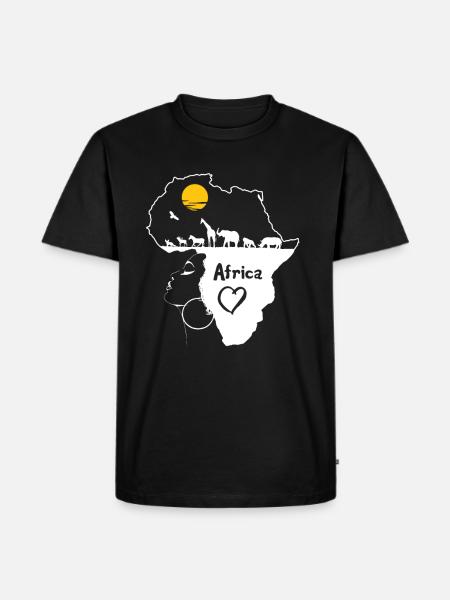 Africa - Men's Premium Organic T-Shirt - black