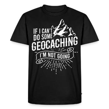 Geocacher Geocaching Geoache gift - Men's Premium Organic T-Shirt - black - Front - Nico (187cm)