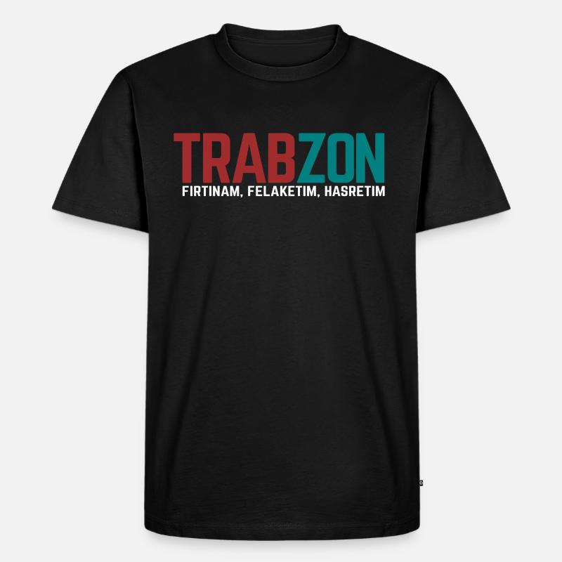 Trabzon - Männer Premium Bio T-Shirt - Schwarz
