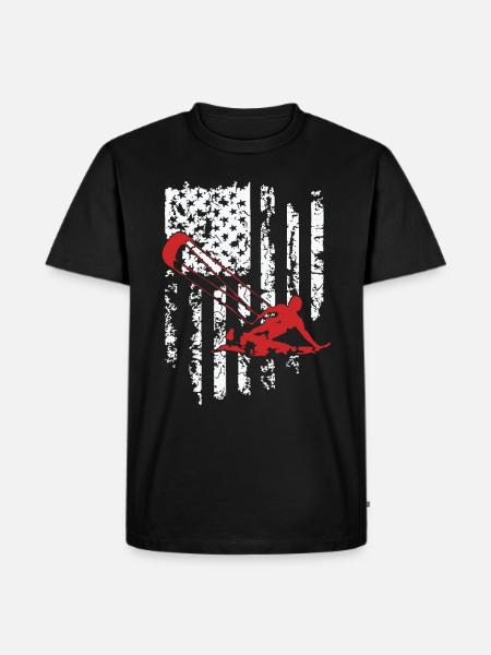 kitesurfing - Men's Premium Organic T-Shirt - black