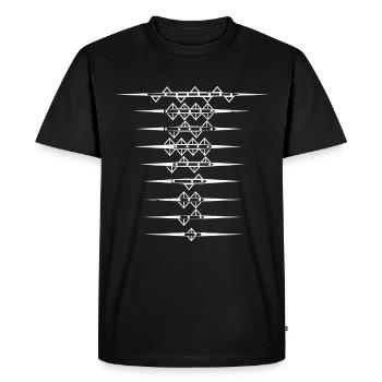 Bateaux à rames aviron bateau à rames sports nautiques crânes - T-shirt Premium bio Homme - noir - Devant - Nico (187cm)
