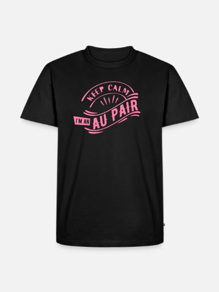 AU Pair - Men's Premium Organic T-Shirt - black
