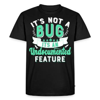 Chemise de cadeaux ingénieur en informatique - T-shirt Premium bio Homme - noir - Devant - Nico (187cm)