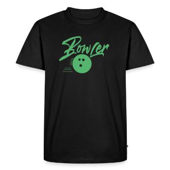 Club de bowling bowling bowling bowling bowling - T-shirt Premium bio Homme - noir - Devant - Nico (187cm)