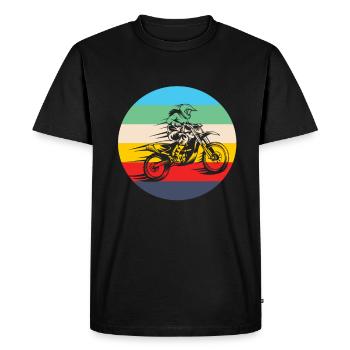 Motocross Motocross Ladies Motocross Girls - T-shirt Premium bio Homme - noir - Devant - Nico (187cm)