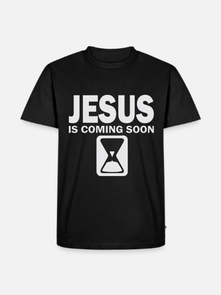 Jésus - T-shirt Premium bio Homme - noir