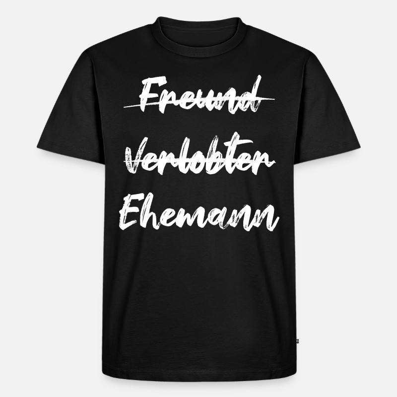 Ehemann - Männer Premium Bio T-Shirt - Schwarz